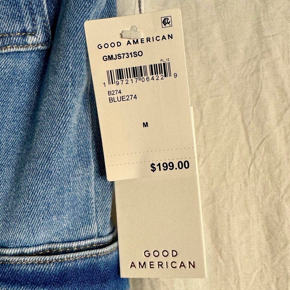 Good American Denim Utility Jumpsuit NWT Size M $199 - Picture 5 of 9